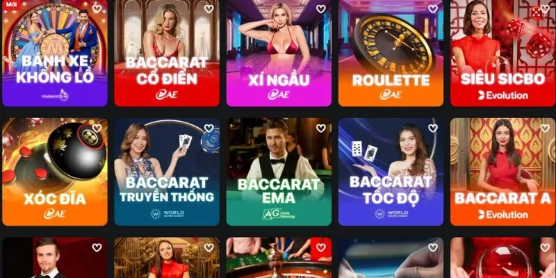 V9BET 31 Thế giới casino phong phú, đa dạng