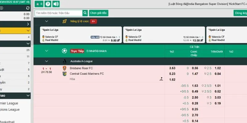 V9BET 32 Cược thể thao với giao diện dễ thao tác